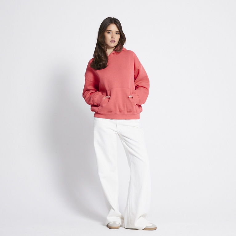 Heavy hoodie "Hilma" Peach